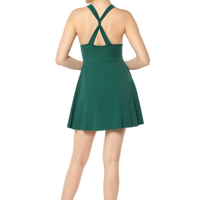 Racerback Swim Dress - Mangrove