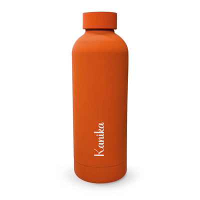 Double Walled Orange Bottle