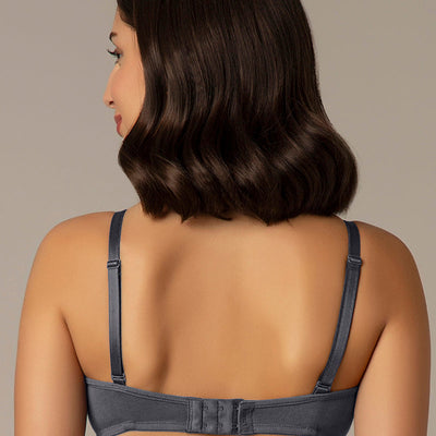 All Day Smooth Comfort Padded & Non-wired Bra - Gray Stone