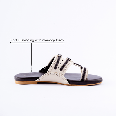 Hickory Cream Kolha Flats
