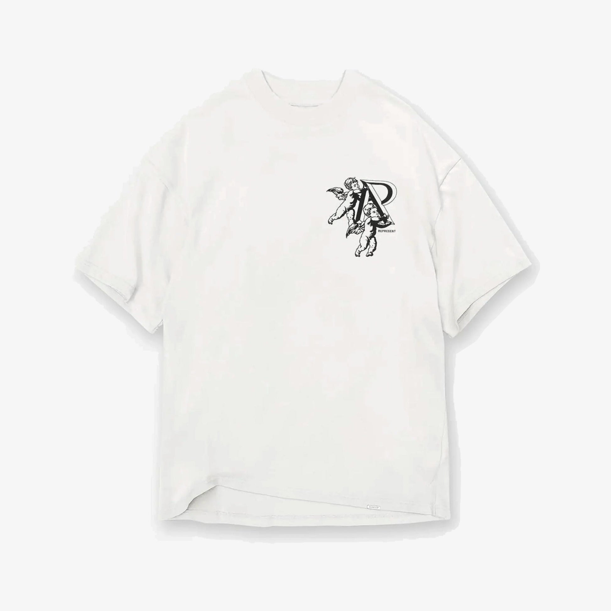 Represent | CHERUB INITIAL T-SHIRT  { FLAT WHITE