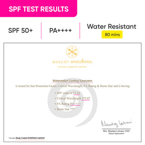 Watermelon Cooling Hyaluronic Sunscreen SPF 50+, PA++++