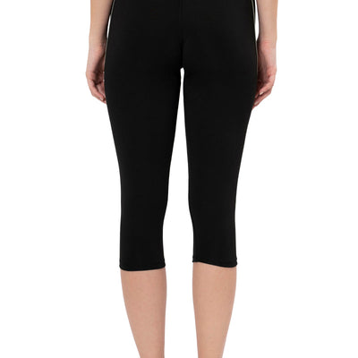 Energize High Rise Active Capri - Jet Black