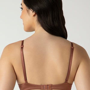 Perfect Lift Padded Wired Demi Bra - Nutmeg
