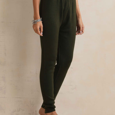 trueBrowns Green Woollen Leggings
