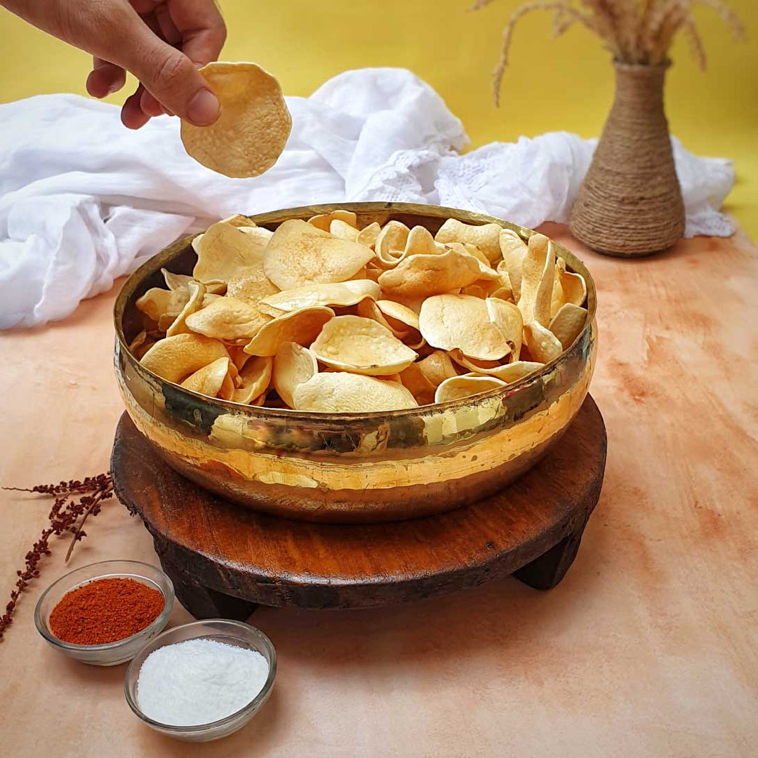 Brass Urli / Nacho Bowl – Handmade Brass Bowl for Snacks