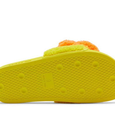 adidas JS Adilette Jeremy Scott Teddy Yellow