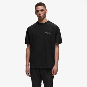 REPRESENT | TEAM 247 OVERSIZED T-SHIRT { BLACK