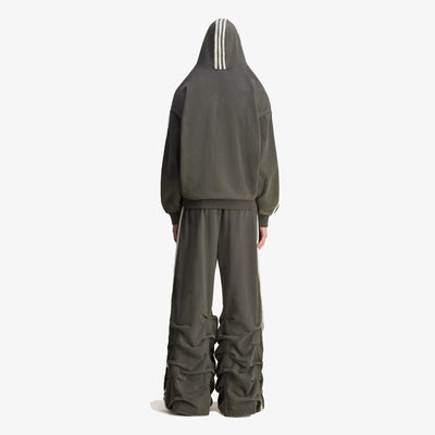 ADIDAS ORIGINALS | AVAVAV SHOULDERLESS HOODIE { CARBON