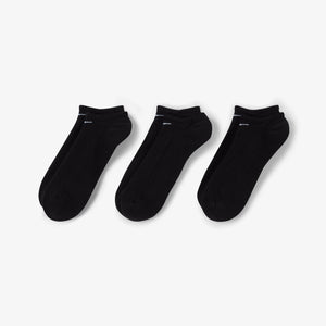 NIKE | EVERYDAY CUSHIONED TRAINING NO-SHOW SOCKS { BLACK/WHITE