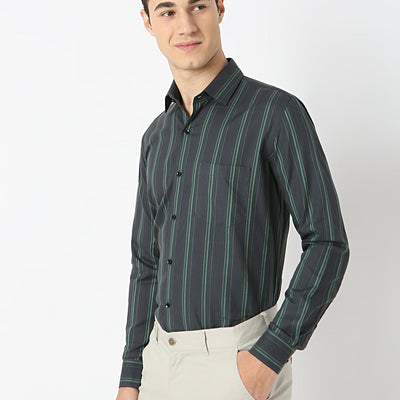 Cotton Striped Shirt