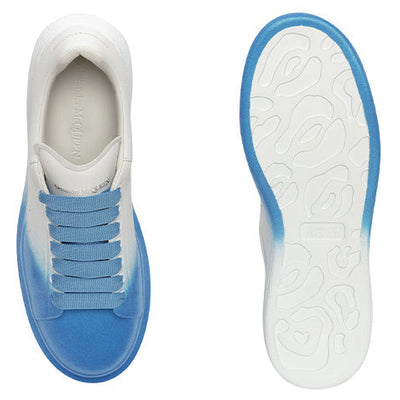 Alexander Mcqueen Oversized Two-Tone White Blue
