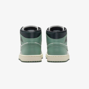 Jordan | AIR JORDAN 1 MID  { SAIL/JADE SMOKE-ANTHRACITE