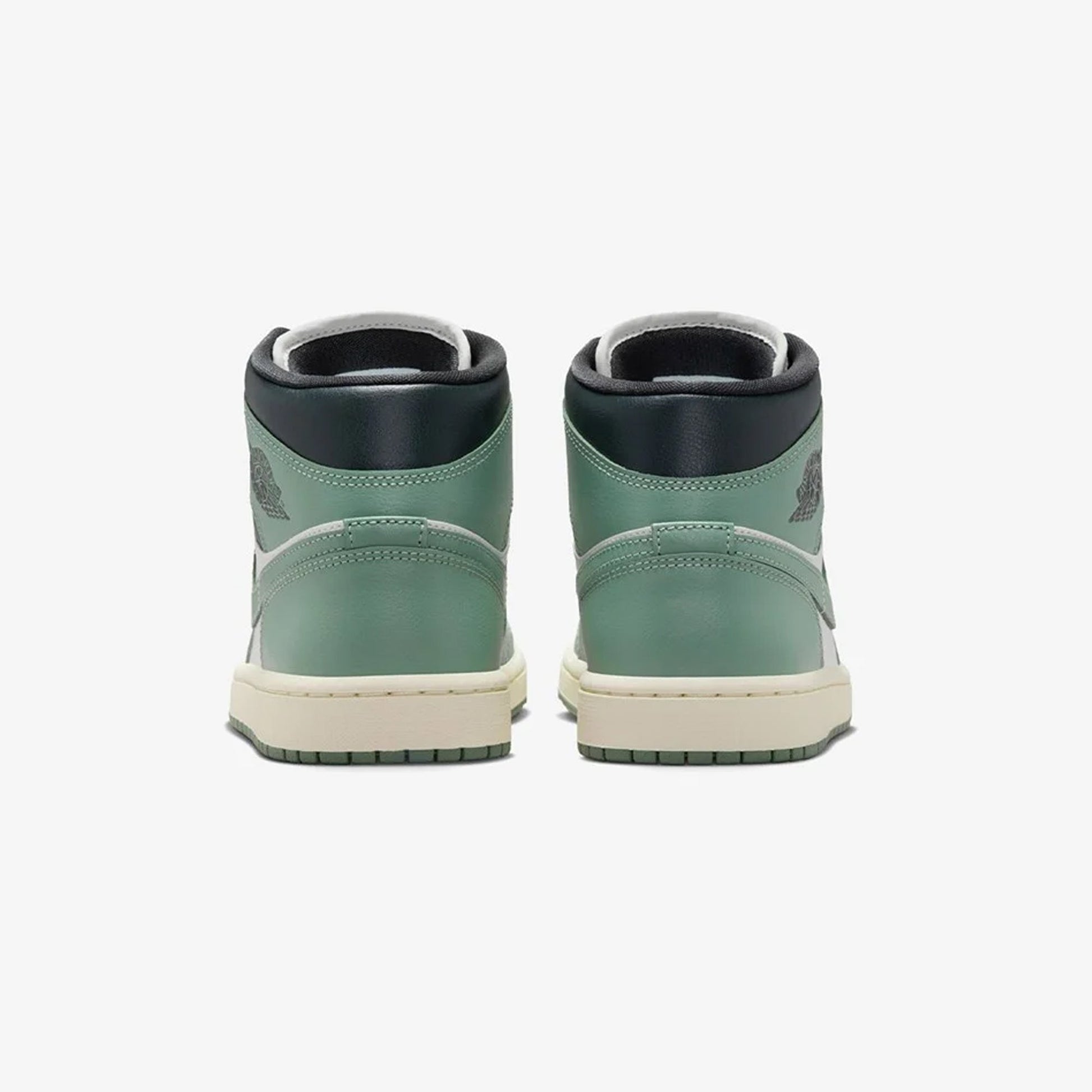Jordan | AIR JORDAN 1 MID  { SAIL/JADE SMOKE-ANTHRACITE