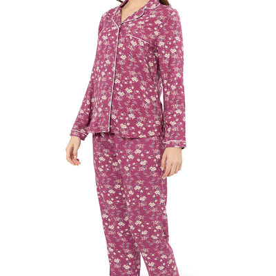Sleep Set - Magenta Florals