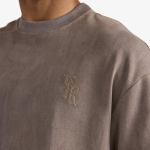 F A R A K | BASICS GREY BAGRU T-SHIRT { GREY
