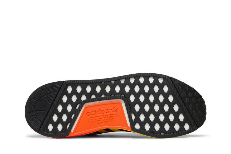 adidas NMD R1 Black Orange Yellow Gradient