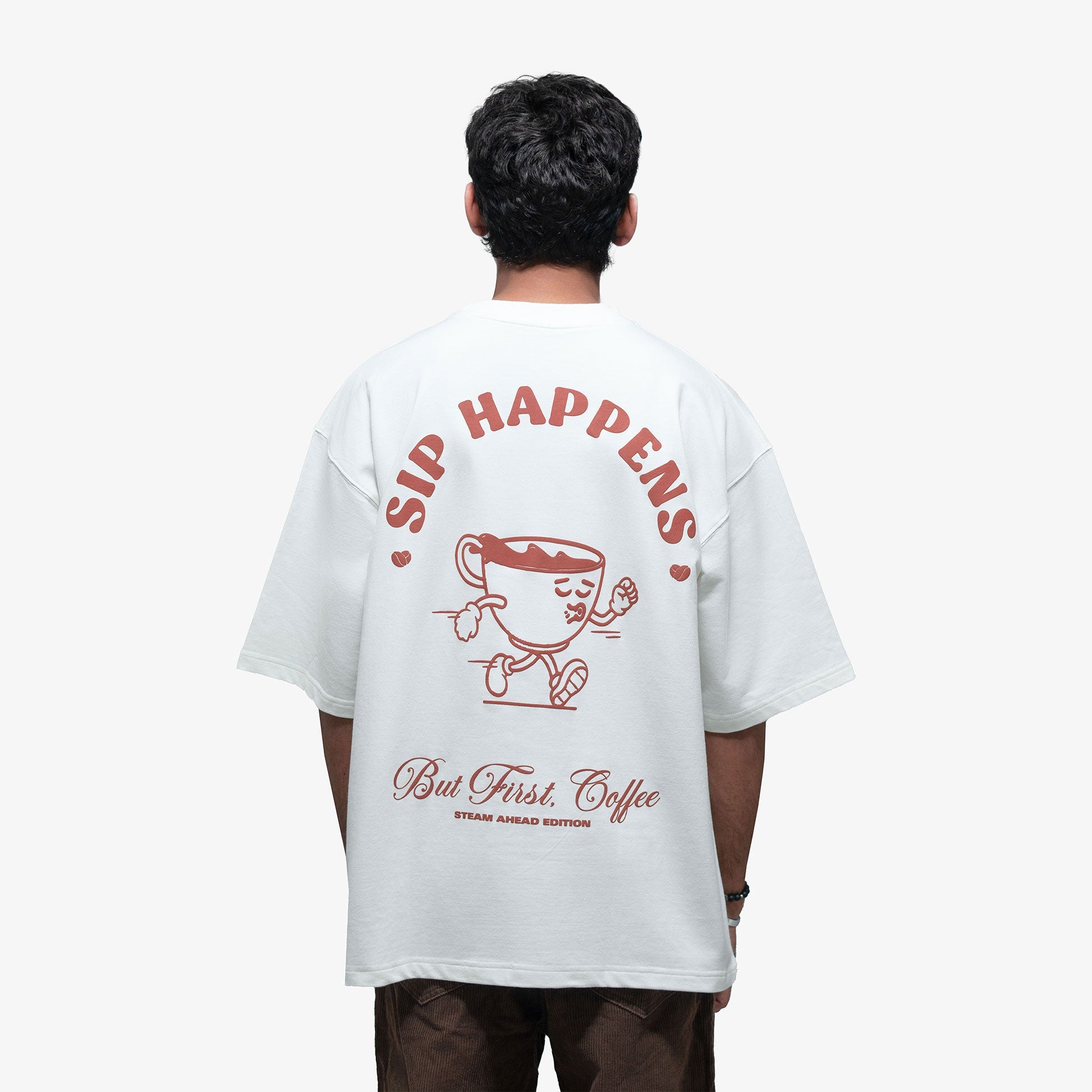 SUPERKICKS | COFFEE PLEASE TEE { OFF WHITE