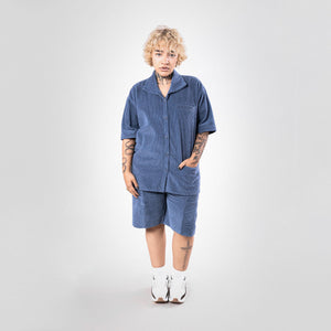 SUPERKICKS | CORDUROY SHIRT { ESTATE BLUE