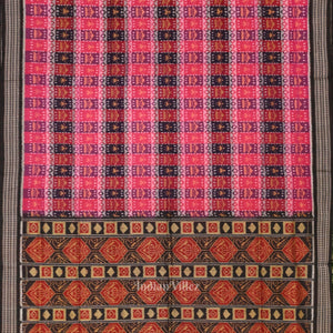 Multicolor Odisha Ikat Sambalpuri Pure Cotton Ikat Saree