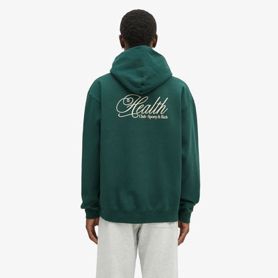 SPORTY & RICH | HEALTH SCRIPT HOODIE { GREEN