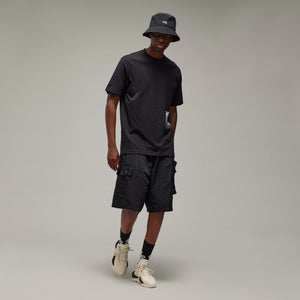 Y-3 | GRAPHIC SHORT SLEEVE TEE  { BLACK