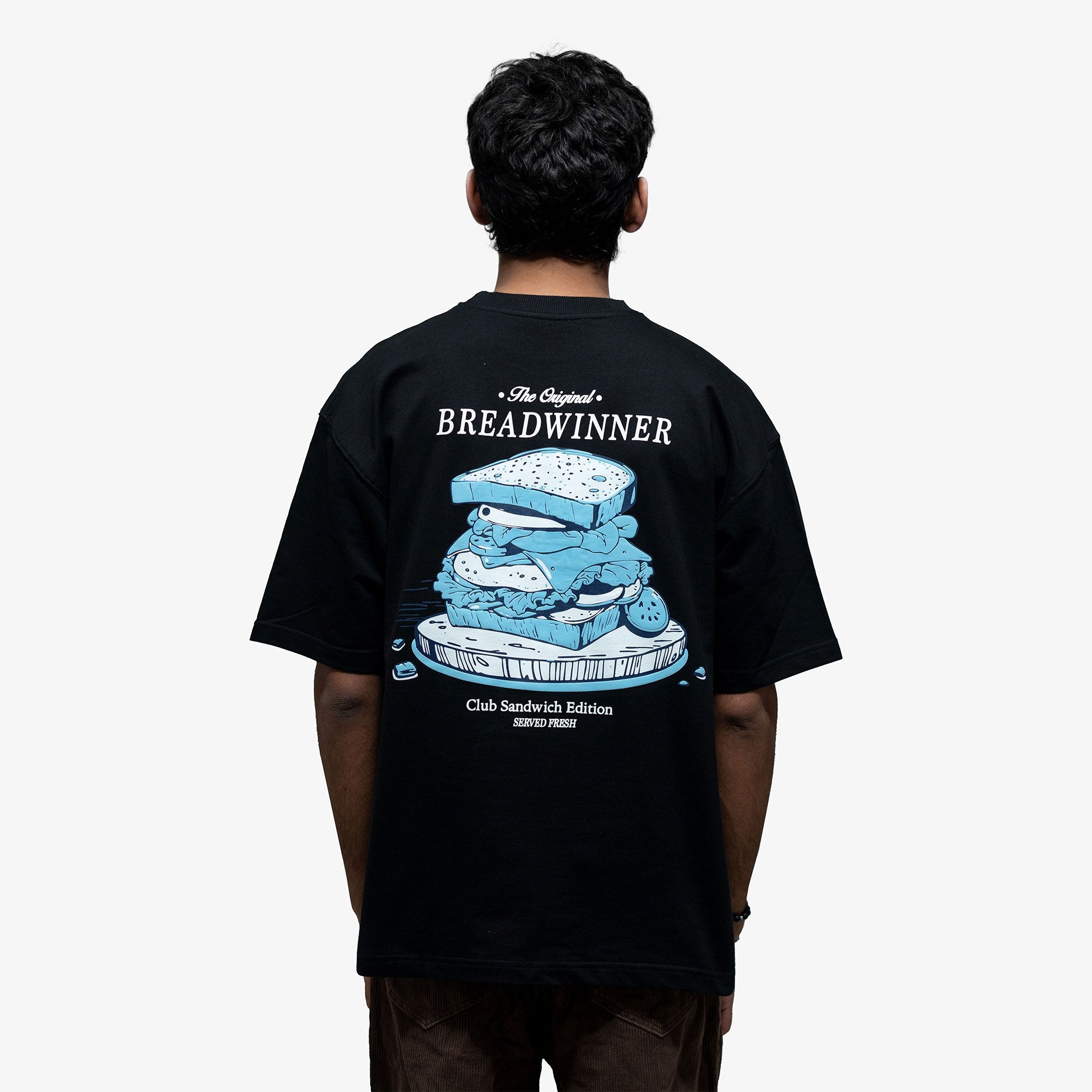 SUPERKICKS | THE BREADWINNER TEE { BLACK
