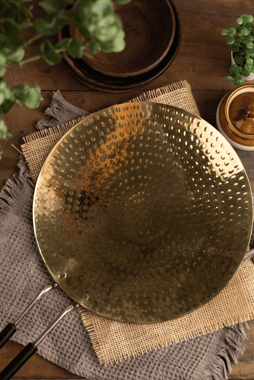 Brass Tawa - Roti Tava in Brass