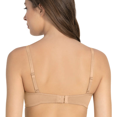 All Day Smooth Comfort Padded & Non-wired Bra - Sandalwood