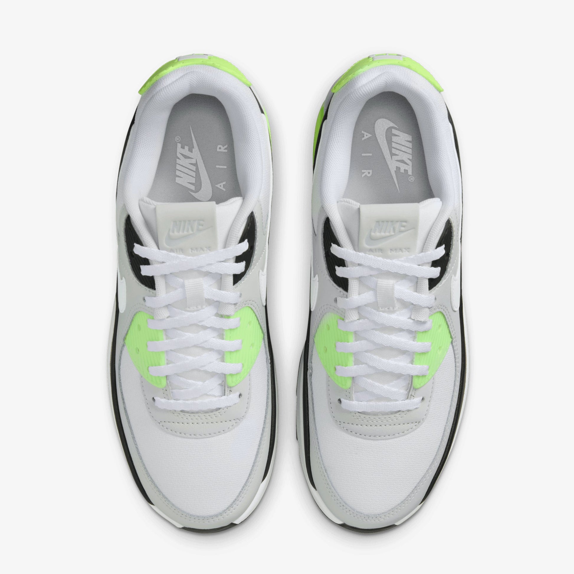 Nike | AIR MAX 90 LV8 { PHOTON DUST/WHITE-LIME BLAST-BLACK