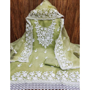 green-floral-embroidered-organza-dress-material-3