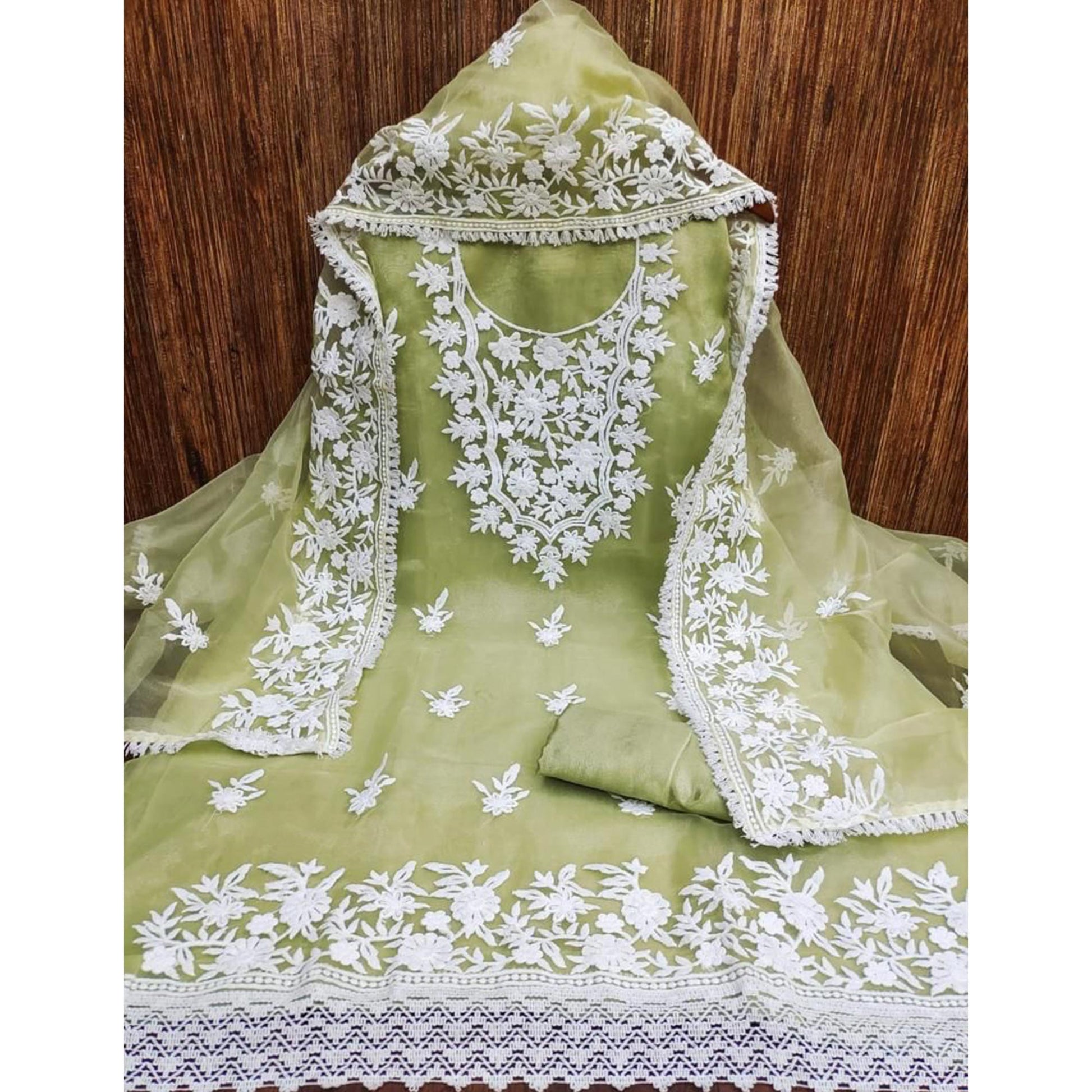 green-floral-embroidered-organza-dress-material-3