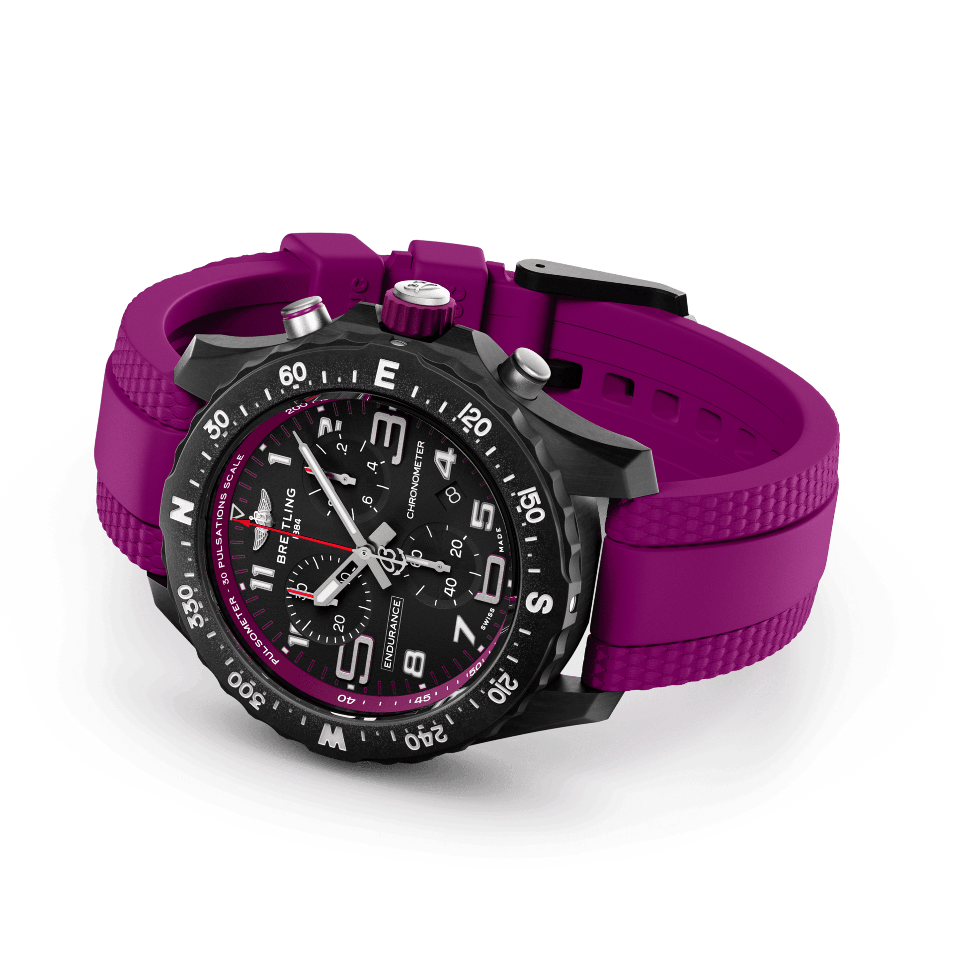 Breitling Endurance Pro Black Dial Men 38mm