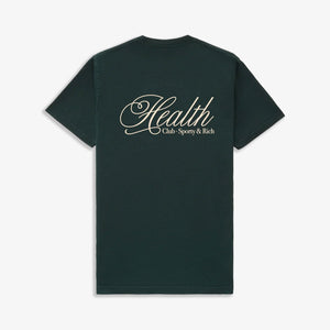 SPORTY & RICH | HEALTH SCRIPT T-SHIRT { GREEN