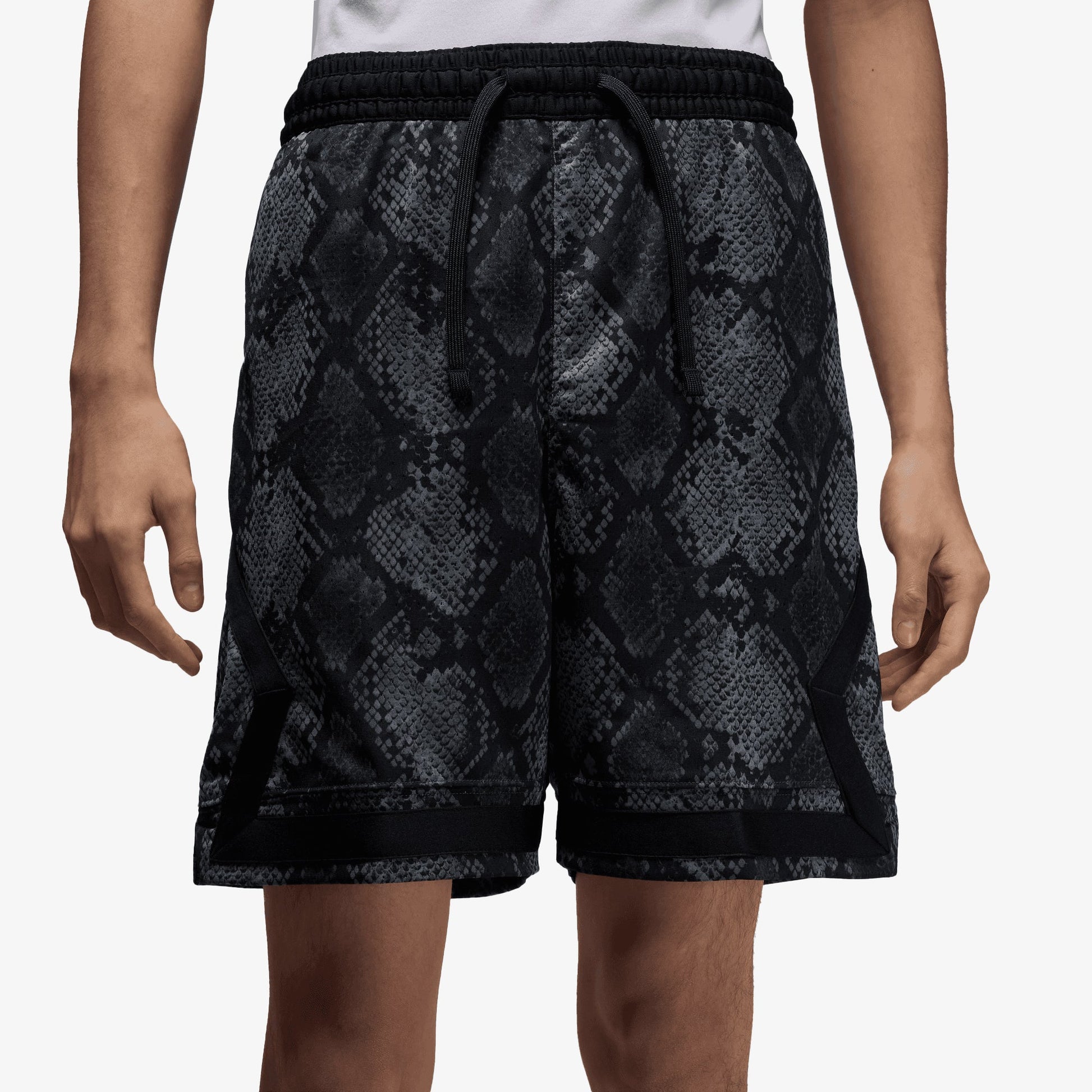 JORDAN | DRI-FIT MESH DIAMOND SHORTS { BLACK/BLACK