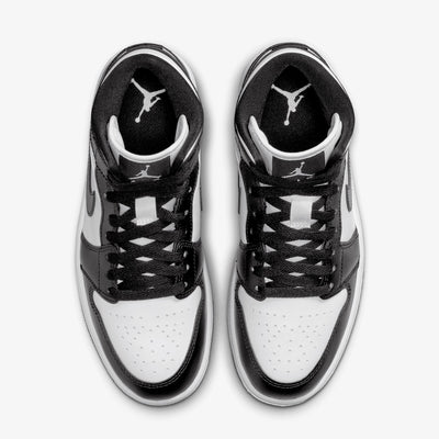 JORDAN | AIR JORDAN 1 MID { WHITE/BLACK-WHITE
