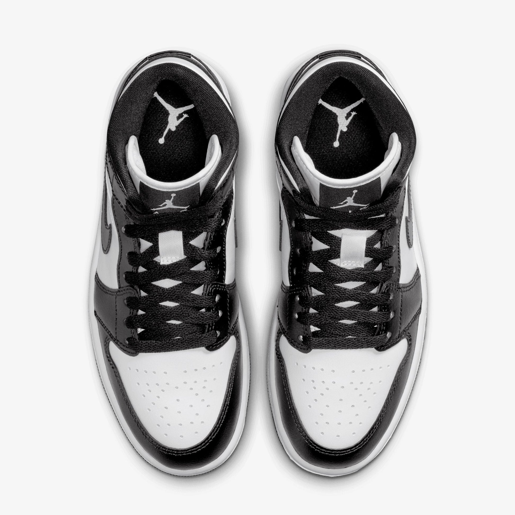 JORDAN | AIR JORDAN 1 MID { WHITE/BLACK-WHITE