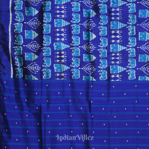 Exclusive Designer Royal Blue Contemporary Silk Saree