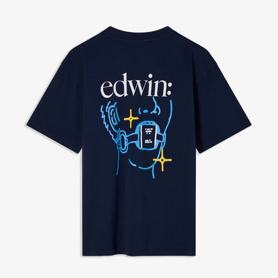 EDWIN | FACT T-SHIRT { BLUE
