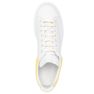 Alexander Mcqueen Oversized White Yellow Croc