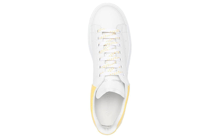 Alexander Mcqueen Oversized White Yellow Croc