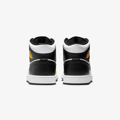 Jordan | AIR JORDAN 1 MID  { YELLOW OCHRE/BLACK-WHITE-YELLOW OCHRE
