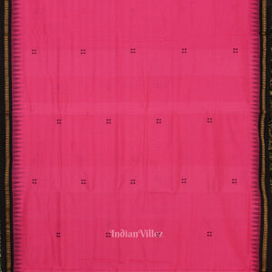Rani Pink Maniabandha Cotton Saree