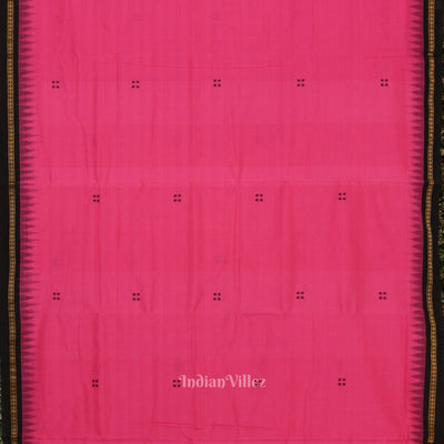 Rani Pink Maniabandha Cotton Saree
