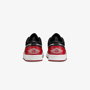 Jordan | AIR JORDAN 1 LOW  { WHITE/BLACK-VARSITY RED-WHITE