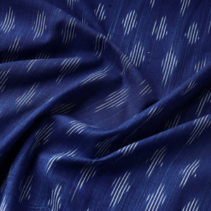 Blue -  Cotton Pochampally Ikat Weave Fabric 06