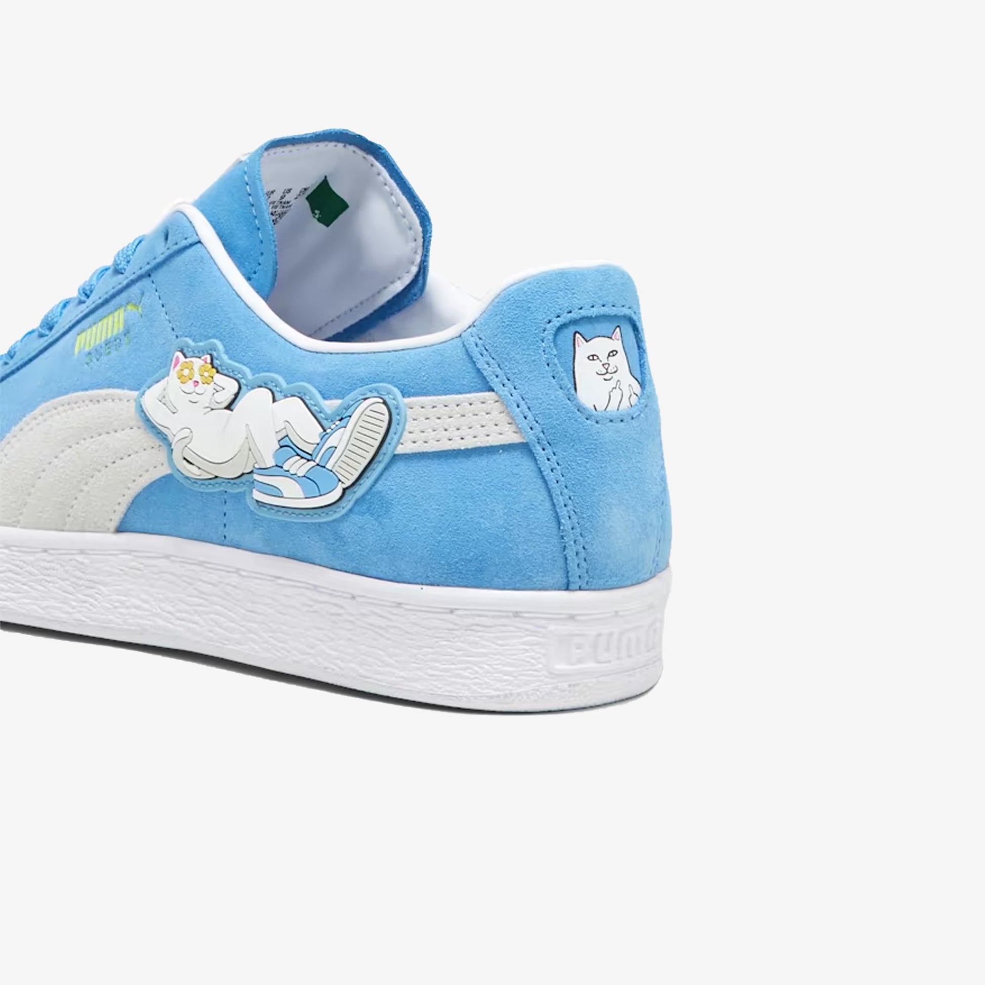 Puma | RIPNDIP SUEDE BLUE SNEAKERS  { REGAL BLUE/WHITE