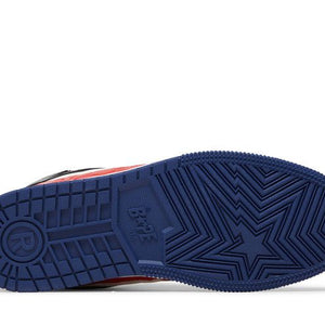 A Bathing Ape Bape Sta 88 Mid Red White Blue