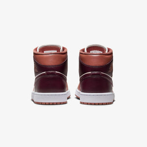 Jordan | AIR JORDAN 1 MID  { DUSTY PEACH/NIGHT MAROON-SAIL-WHITE