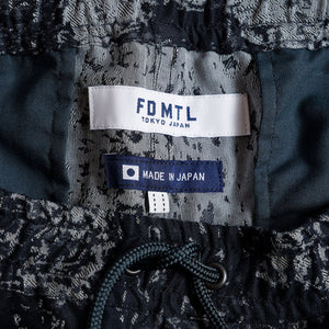 FDMTL | JACQUARD BORO PANTS { BLUE GREY